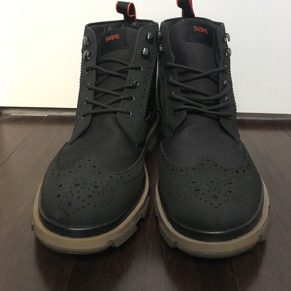 swims storm brogue high waterproof boot